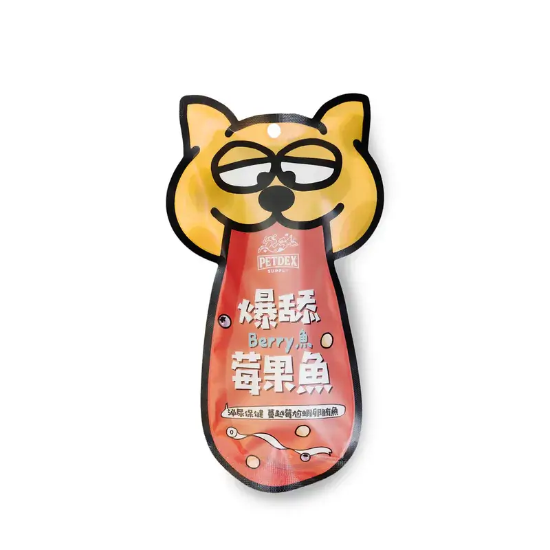 爆舔莓果魚肉泥條 (泌尿保健):圖片 3