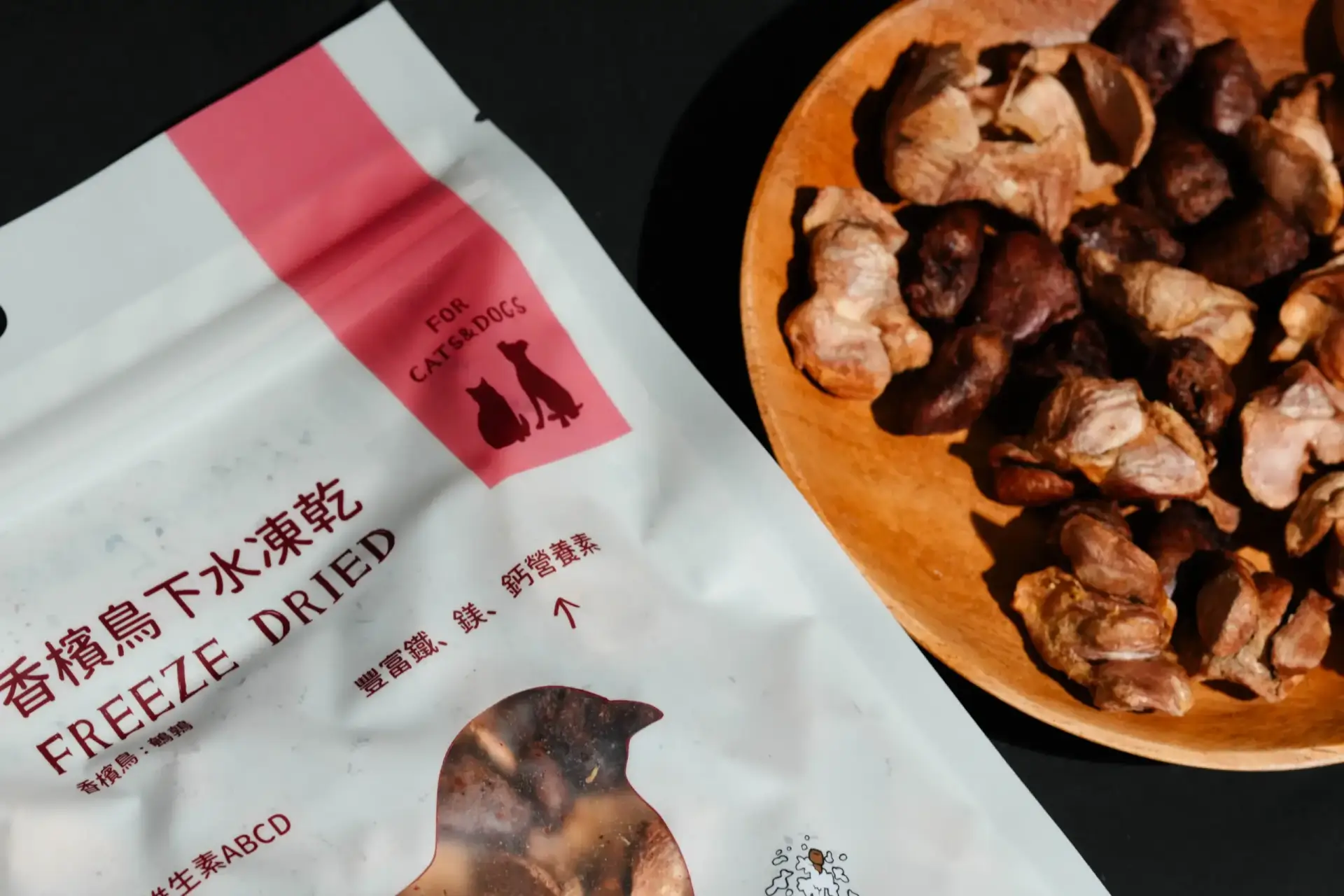 派庫凍乾香檳鳥下水產品圖