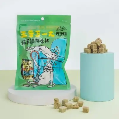 五告ㄎㄧㄤ貓草雞肉凍乾